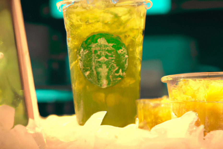 Starbucks’ Iced Pineapple Green Tea Infusion: A Tropical and Refreshing Drink