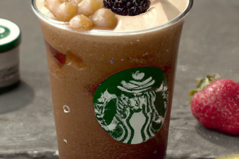 Experience the Perfect Fusion of Coffee and Fruit with the Starbucks Coffee Smoothie: A Energizing and Refreshing Blend!