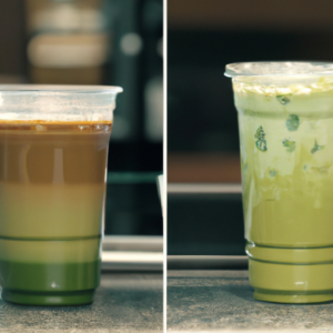 Starbucks Green Tea Frappuccino vs. Starbucks Green Tea Latte: Examining the Differences in Ingredients and Preparation.