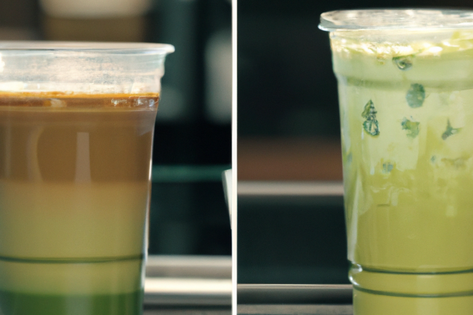 Starbucks Green Tea Frappuccino vs. Starbucks Green Tea Latte: Examining the Differences in Ingredients and Preparation.