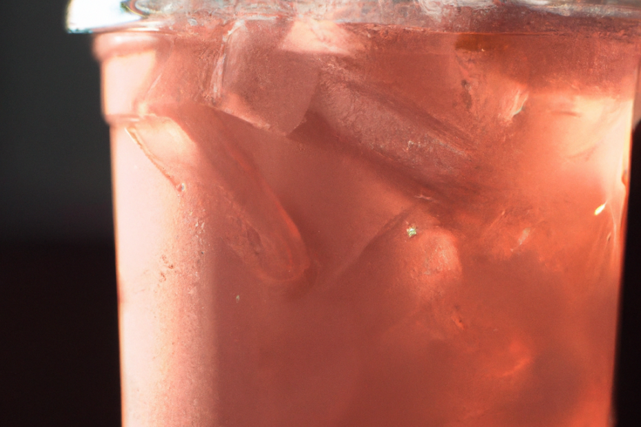 Indulge in the Rose Gold Refresher at Starbucks: A Delicate and Elegant Beverage!