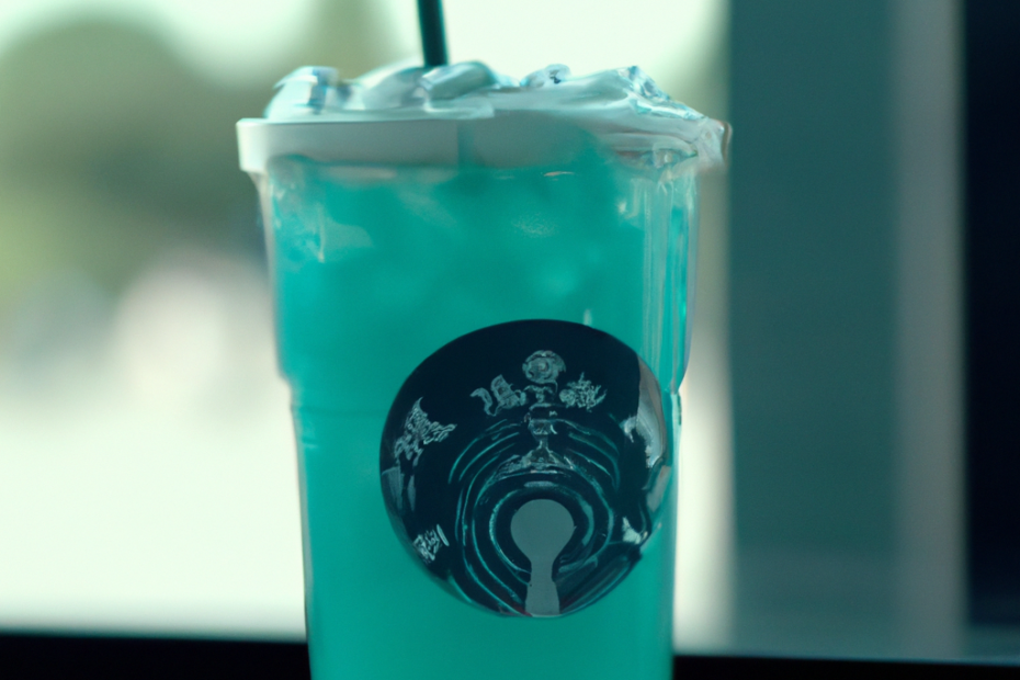 Cool Down with the Starbucks Blue Refresher: A Refreshing and Tranquil Drink!