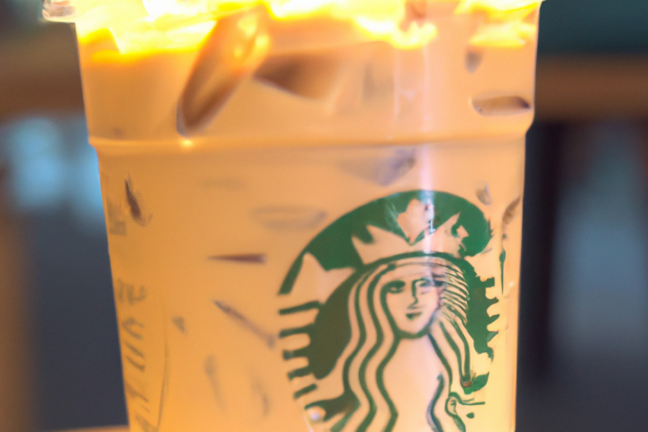 Sip on the Creamy Delight of Starbucks Iced White Chocolate Mocha!