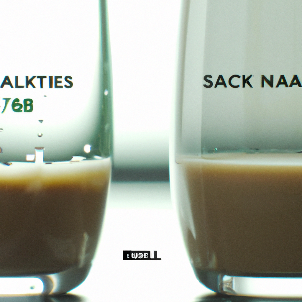 Starbucks Nonfat Milk vs. Whole Milk: Comparing the Taste, Texture, and Nutritional Aspects of Starbucks Nonfat Milk and Whole Milk.