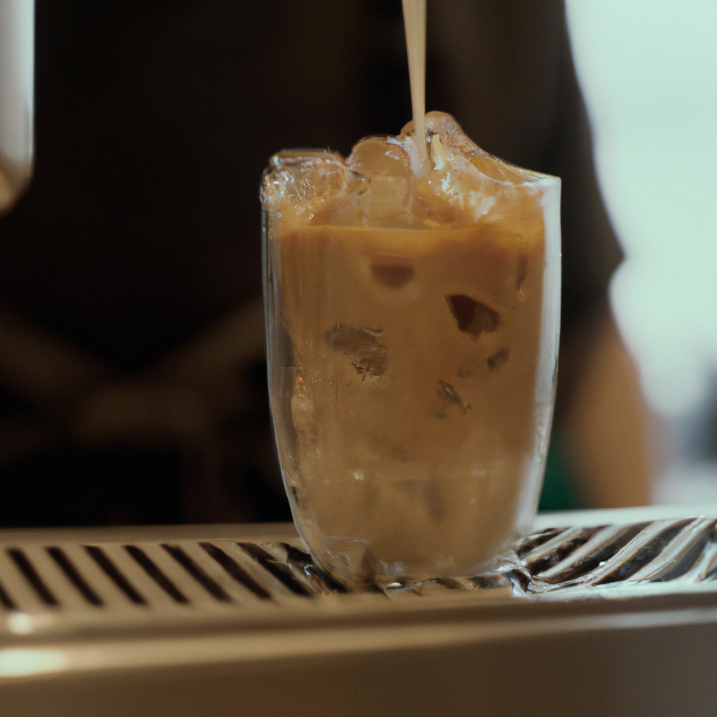 Iced Latte at Starbucks: Exploring the Ingredients and Preparation of an Iced Latte at Starbucks.