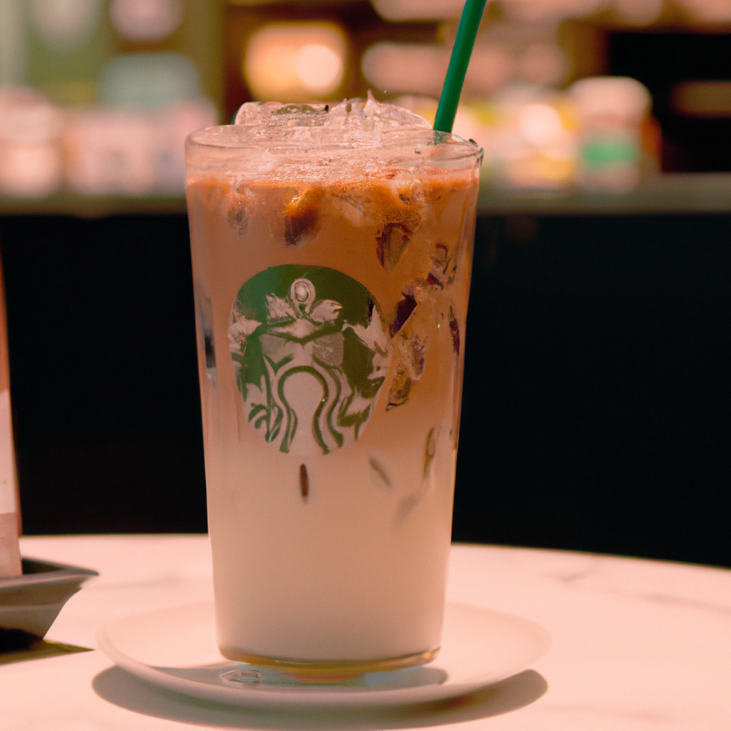 Sip on the Creamy Delight of Starbucks Iced White Chocolate Mocha!