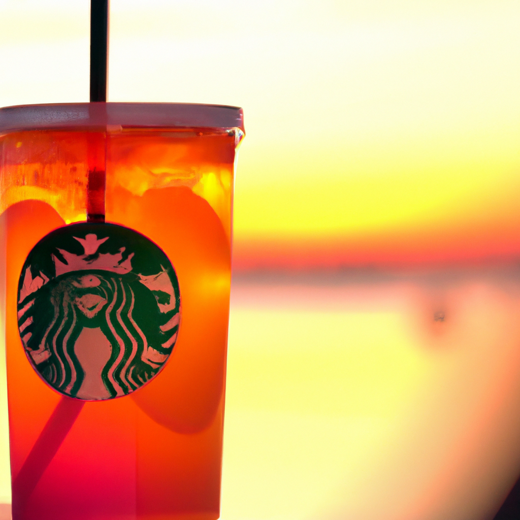 Savor the Sunset with Starbucks Sunset Refresher: A Tangy and Tropical Blend!