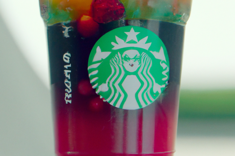 Quench Your Thirst with Starbucks Star Drink Refresher: A Fruity and Refreshing Beverage!